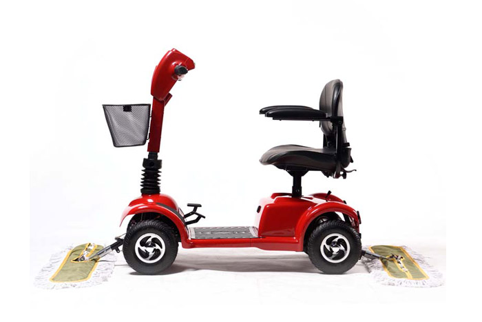 办公楼商场四轮电动尘推车101